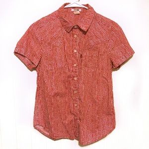 Levi’s Red Striped Collar Shirt